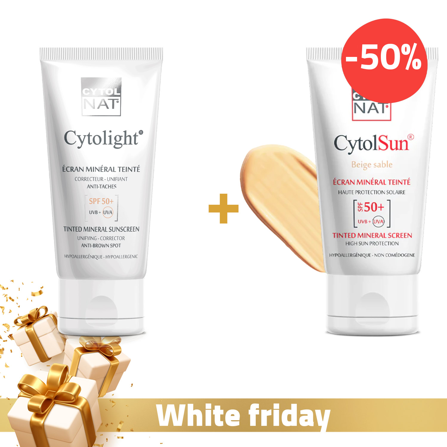 Cytolnat cytolsun protection anti-taches experte beige sable Cytolnat cytolsun protection anti-taches experte beige sable