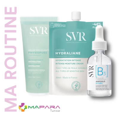 MaRoutine Hydratante, Gel Moussant Physiopure, Ampoule B3, Crème Hydraliane