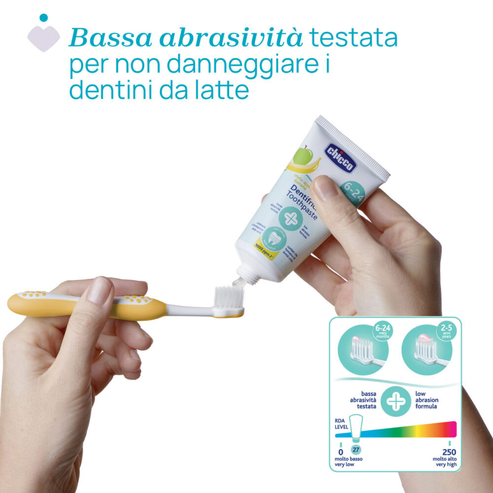 Chicco dentifrice pomme banane 6-24m 50ml