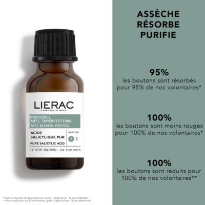 Lierac le stop boutons acide salicylique pur 15ml