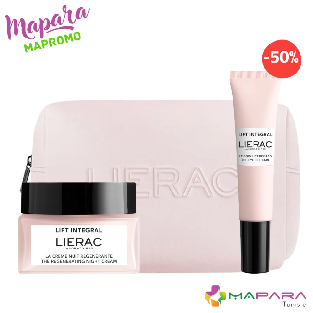 Lierac trousse la creme nuit regenerante 50ml + le soin lift regard 15ml (-50%)