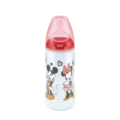 Nuk first choice+ disney mickey mouse biberon avec temperature control 300ml