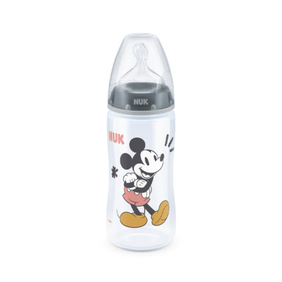 Nuk first choice+ disney mickey mouse biberon avec temperature control 300ml