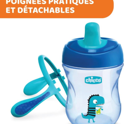 Chicco training cup 6 mois+ 200ml bleu