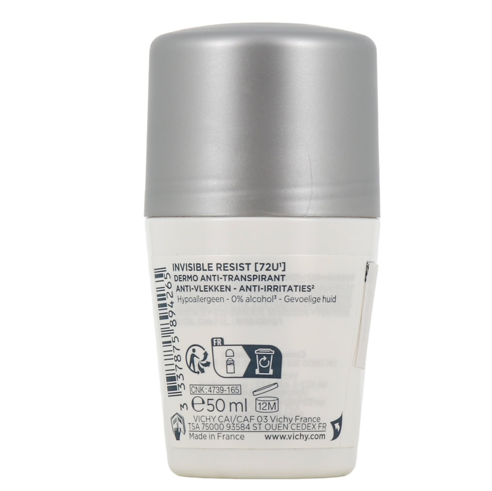 Vichy déodorant invisible resist dermo-détranspirant 72h 50ml