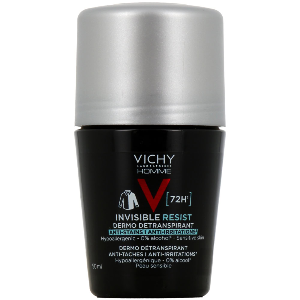 Vichy homme invisible resist détranspirant 72h 50ml