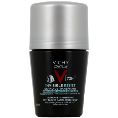 Vichy Homme Invisible Resist Détranspirant 72h 50ml