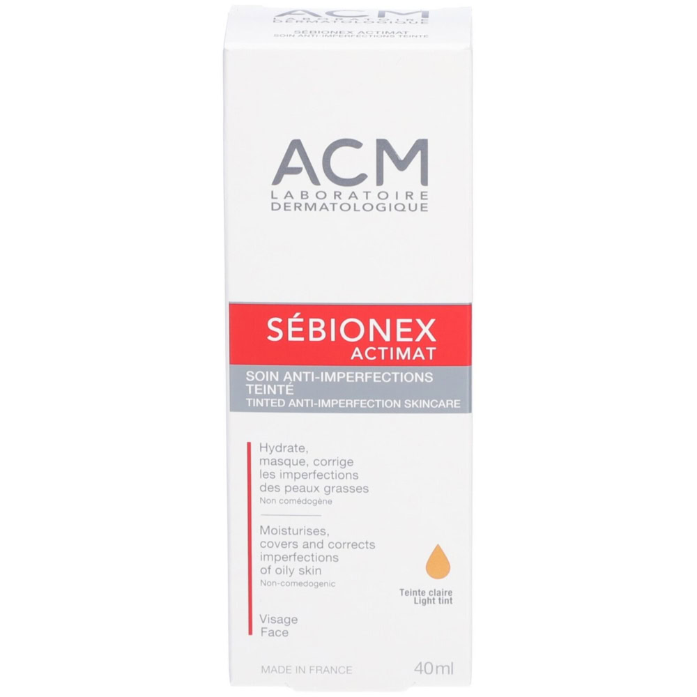 Acm sébionex actimat soin anti-imperfections teinté 40ml