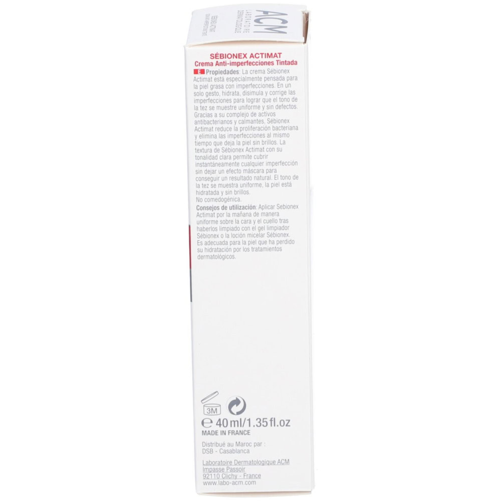 Acm sébionex actimat soin anti-imperfections teinté 40ml