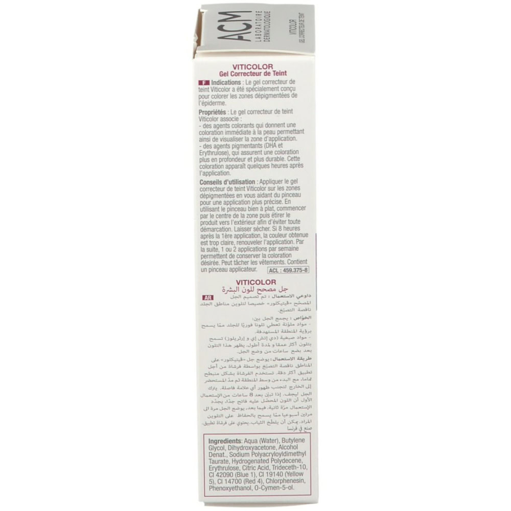Acm viticolor gel correcteur de teint 50ml