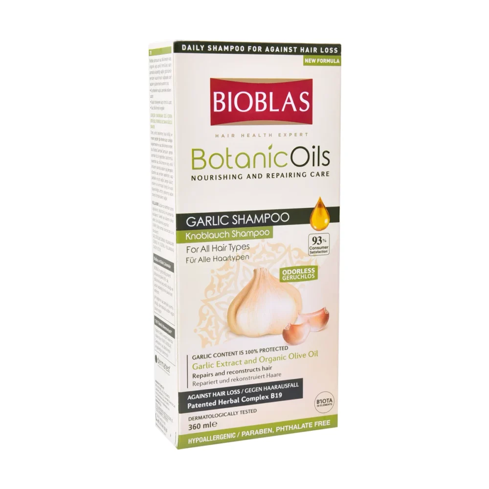 Bioblas botanic oils shampioong à l'ail 360ml