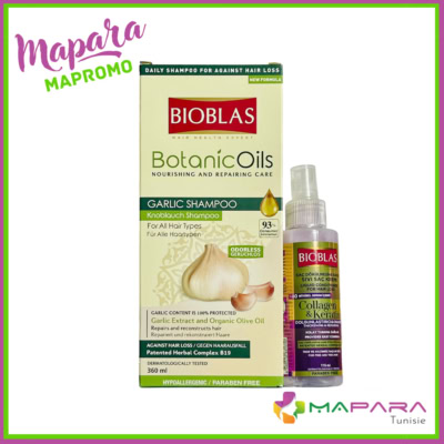 Bioblas botanic oils shampioong à l’ail 360ml
