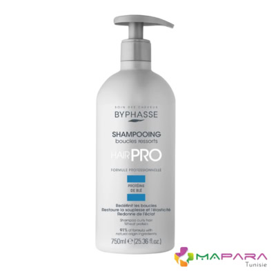Byphasse Shampoing Hair Pro Boucles Ressorts 750ml