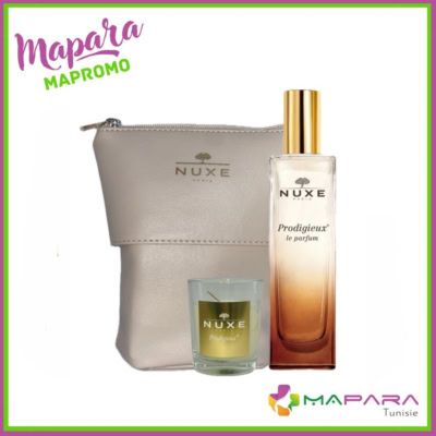 Nuxe Trousse Parfum Prodigieux 30ml + Bougie Nuxe 60g (Offert)