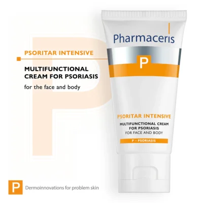 Pharmaceris P Psoritar Intensive Creme Multifonctionnelle pour le Psoriasis Visage et Corps 50ml