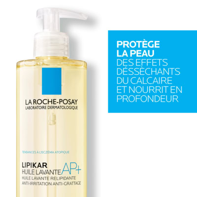La roche posay lipikar ap+ huile lavante peaux tendance eczema atopiques 400ml