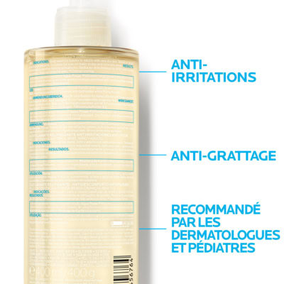 La roche posay lipikar ap+ huile lavante peaux tendance eczema atopiques 400ml