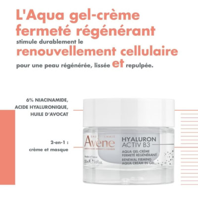 Avene hyaluron activ b3 crème régénération cellulaire 50ml