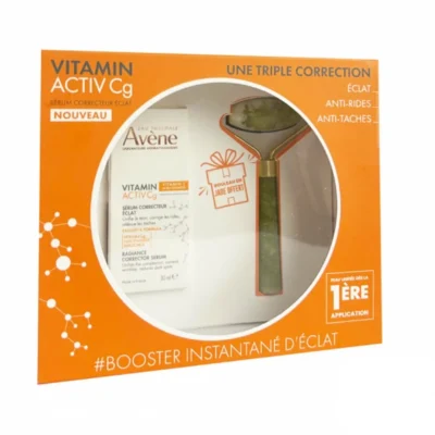 Avene Coffret Vitamine Activ Cg + Rouleau En Jade (Offert)
