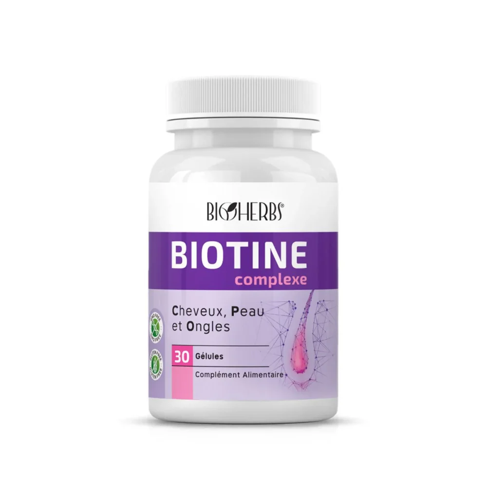 Bioherbs biotine complexe 30 gélules