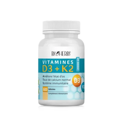 Bioherbs Vitamines D3+K2 30 gélules