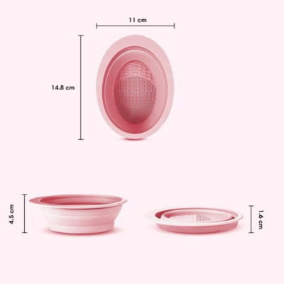 Azal bol de nettoyage des pinceaux de maquillage