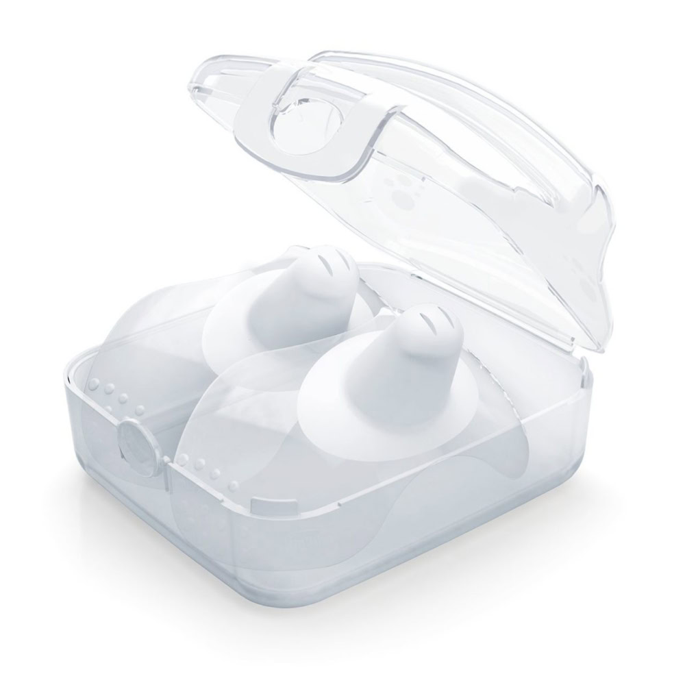 Chicco 2 bouts de seins en silicone large s/m