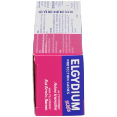 Elgydium kids gel dentifrice protection caries 3/6 ans grenadine 50ml