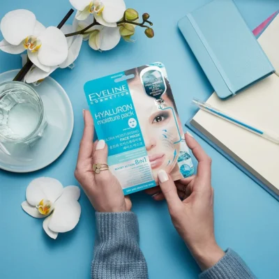 Eveline Masque Visage Ultra Hydratant à l'Acide Hyaluronique