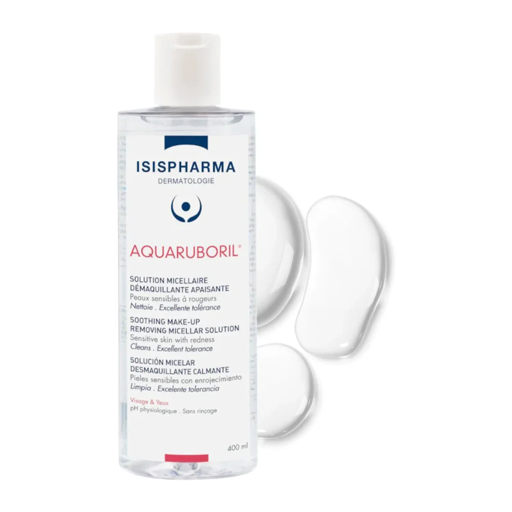 Isispharma ruboril aquaruboril solution micellaire démaquillante 400ml