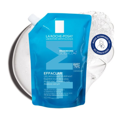La roche posay effaclar gel moussant purifiant recharge 400ml