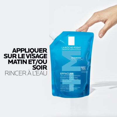 La roche posay effaclar gel moussant purifiant recharge 400ml