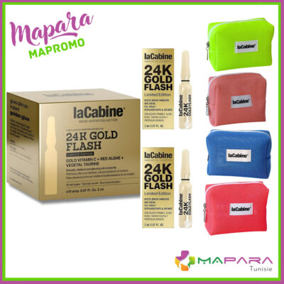 La Cabine 24K Gold Flash Édition Limitée 10 Ampoule