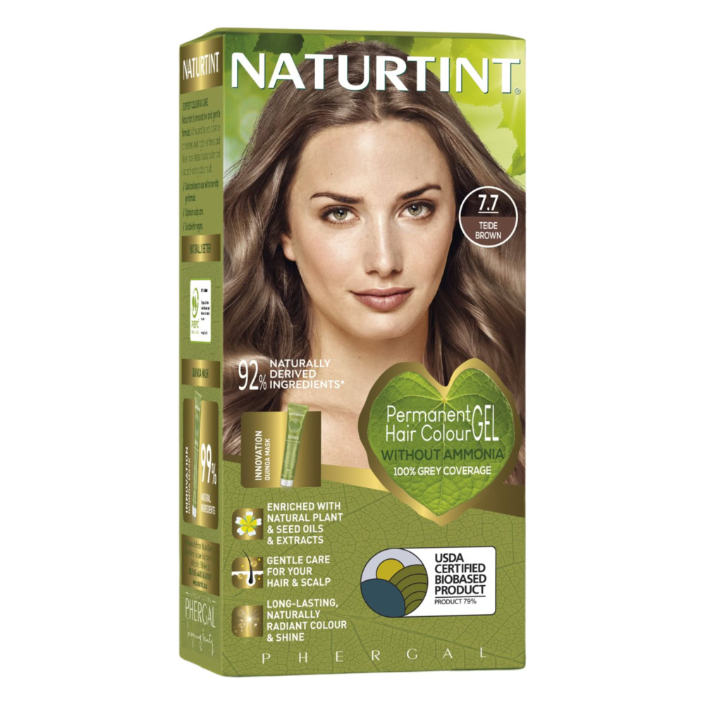 Naturtint colorant permanent en gel 7. 7 marron teide 170ml