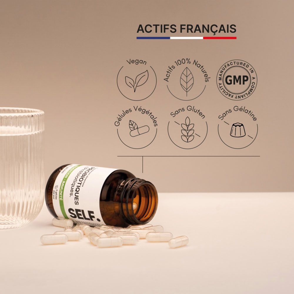 Self probiotiques et prébiotiques 60 gélules