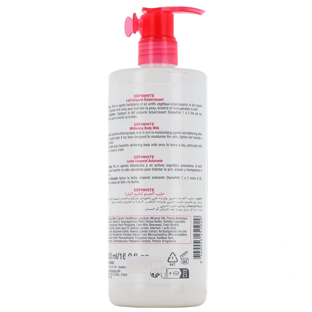 Acm depiwhite lait corporel eclaircissant 500ml