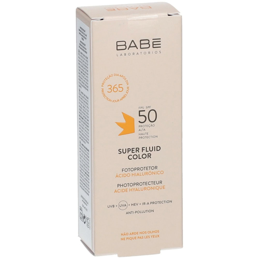 Babe super fluid color sunscreen spf50+ 50ml