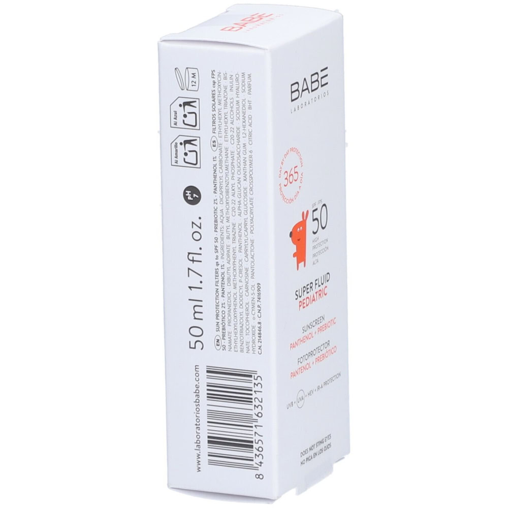 Babe super fluide pédiatrique spf50 50ml