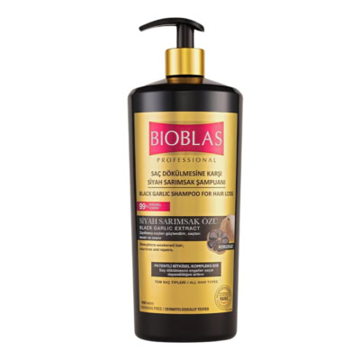 Bioblas Shampoing Anti Chute à l'Ail Noir 1000ml