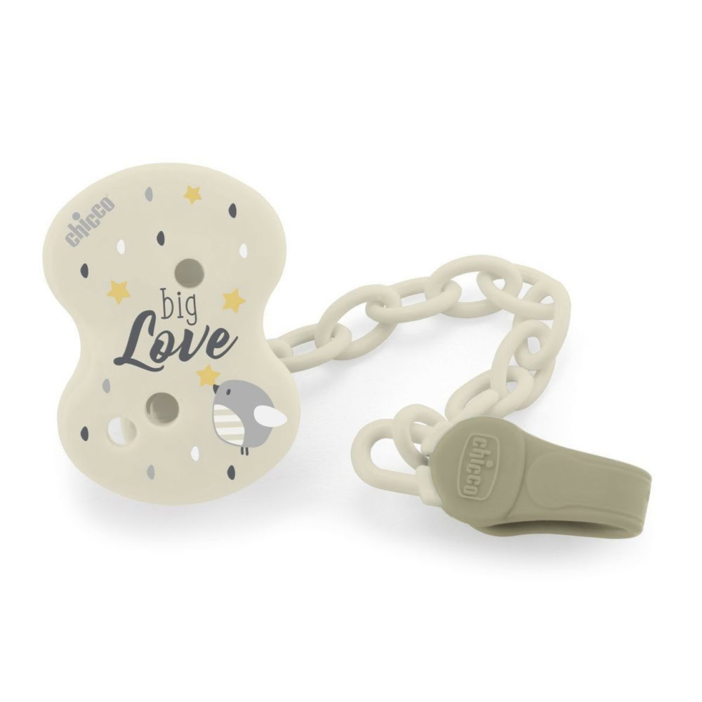 Chicco easy clip attache-sucette chaînette 0 mois et +