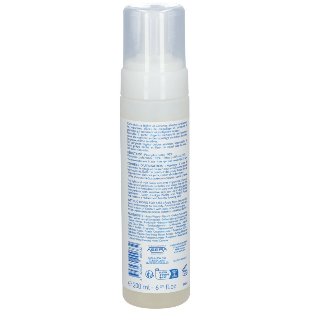 Coup d'éclat mousse nettoyante oxygénante 200ml
