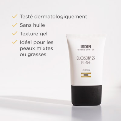 ISDIN Isdinceutics Glicoisdin 25 Intense Gel Visage Effet Peeling 50g
