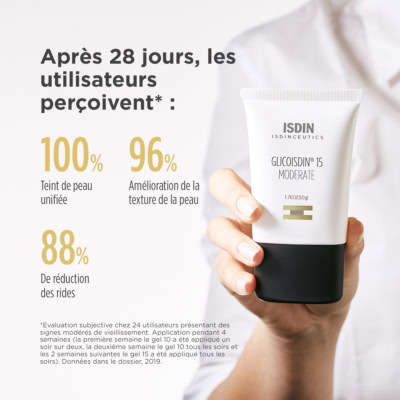 Isdin isdinceutics glicoisdin15 moderate gel visage 50g