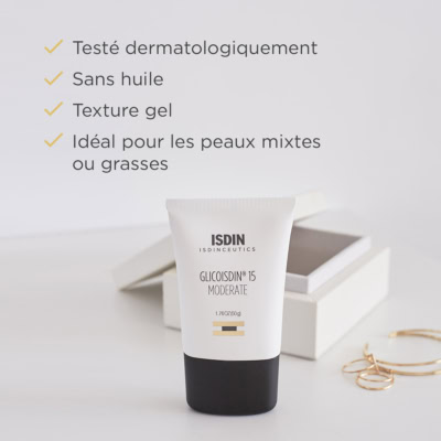 Isdin isdinceutics glicoisdin15 moderate gel visage 50g