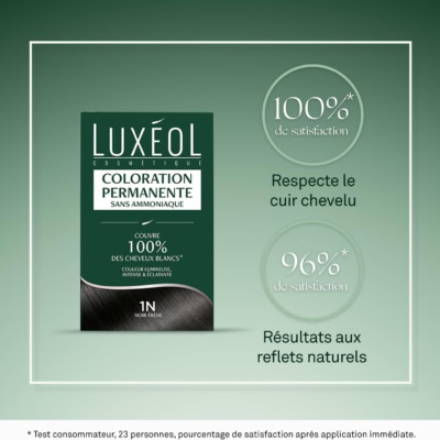 Luxeol coloration permanente 1n noir ebène