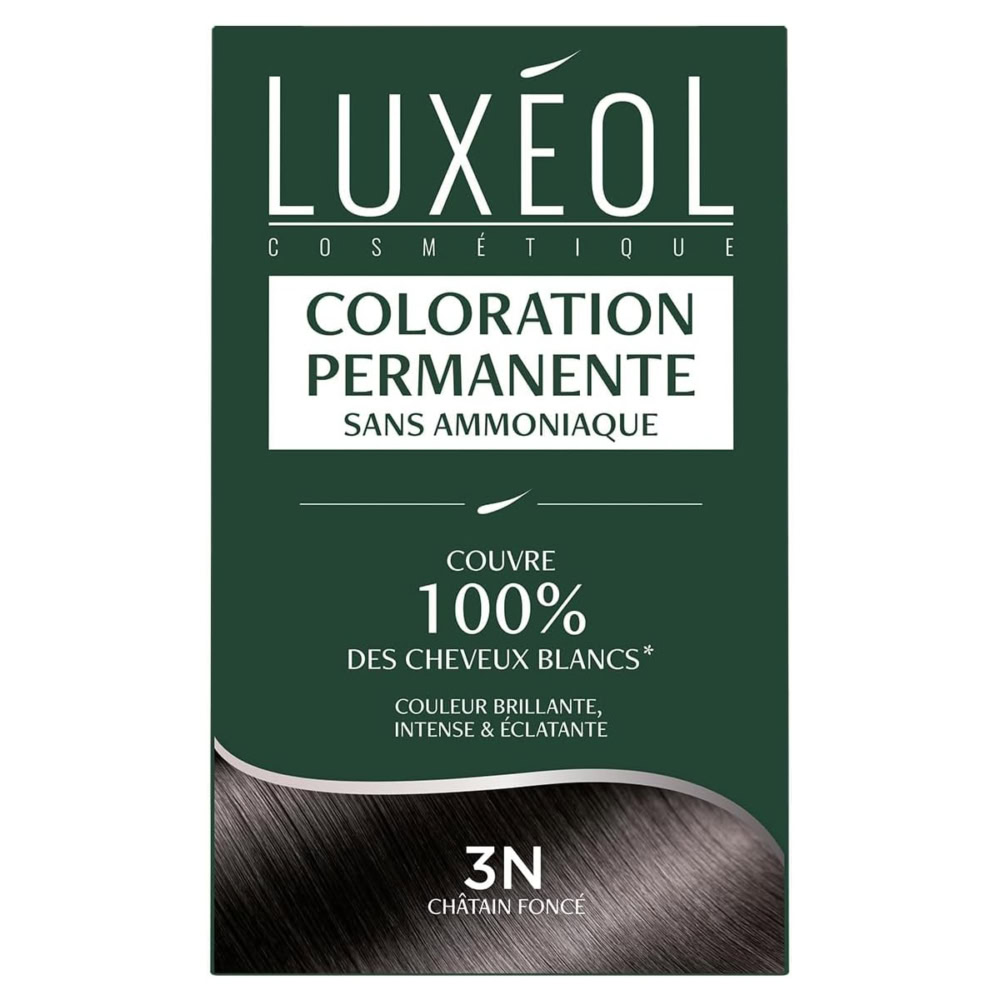 Luxeol coloration permanente 3n châtain foncé