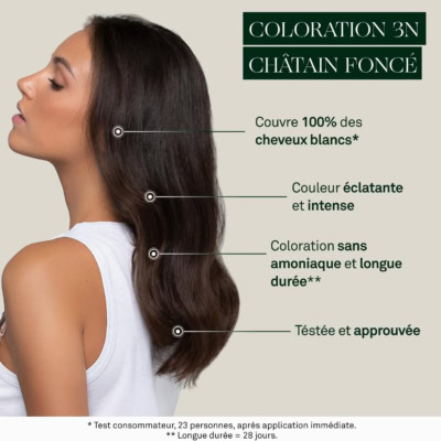 Luxeol coloration permanente 3n châtain foncé