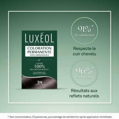 Luxeol Coloration Permanente 3N Châtain Foncé