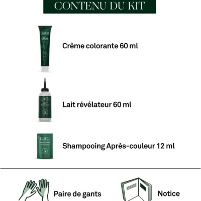 Luxeol coloration permanente 3n châtain foncé