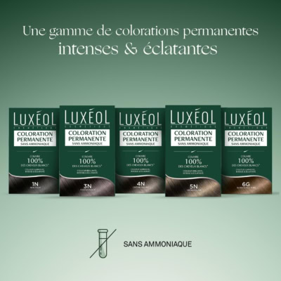 Luxeol coloration permanente 1n noir ebène